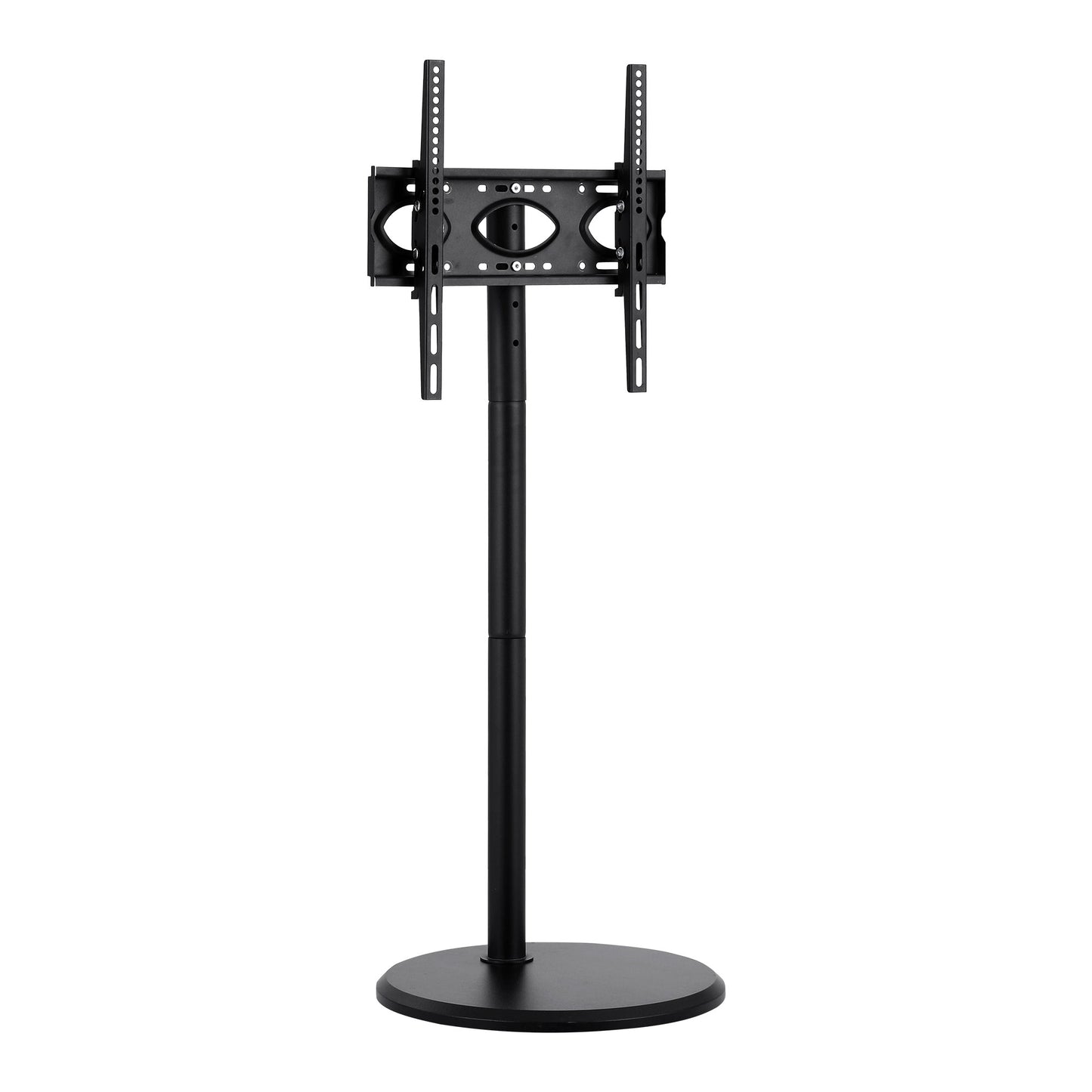 Mobile TV Stand with Wheels – Adjustable Height & Tilt for 32-55 Inch TVs