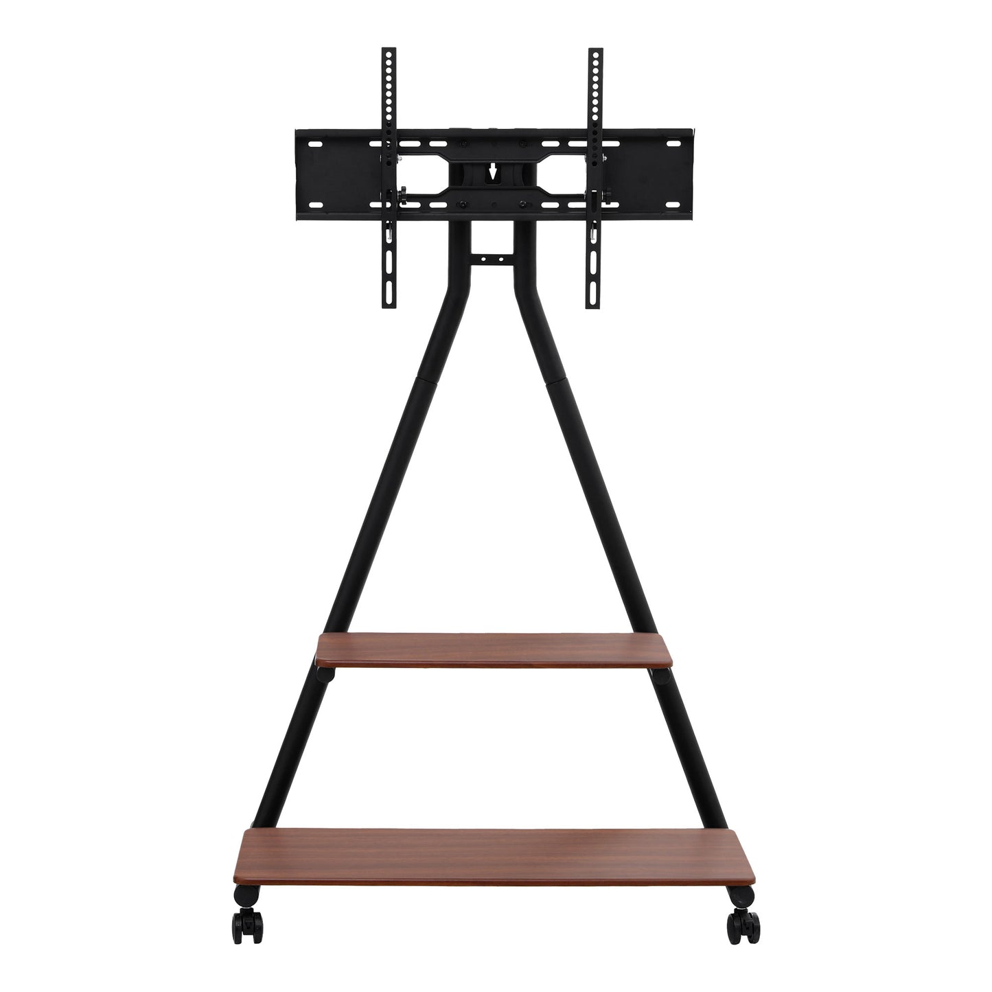 Mobile TV Stand with Wheels – Heavy Duty Mount for 32-75" TVs, Steel Frame