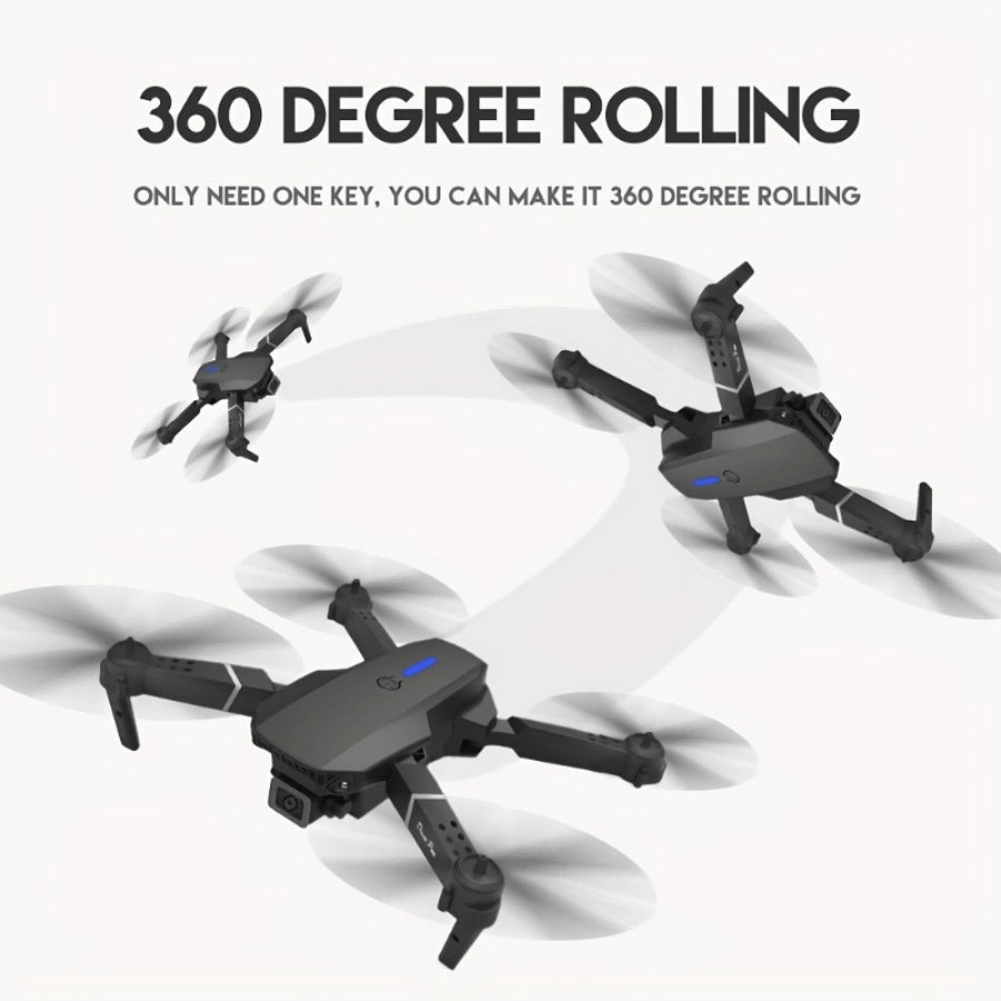 E88 Pro Drone – Gesture Control, Dual HD Cameras, 3-Speed Wind Resistance