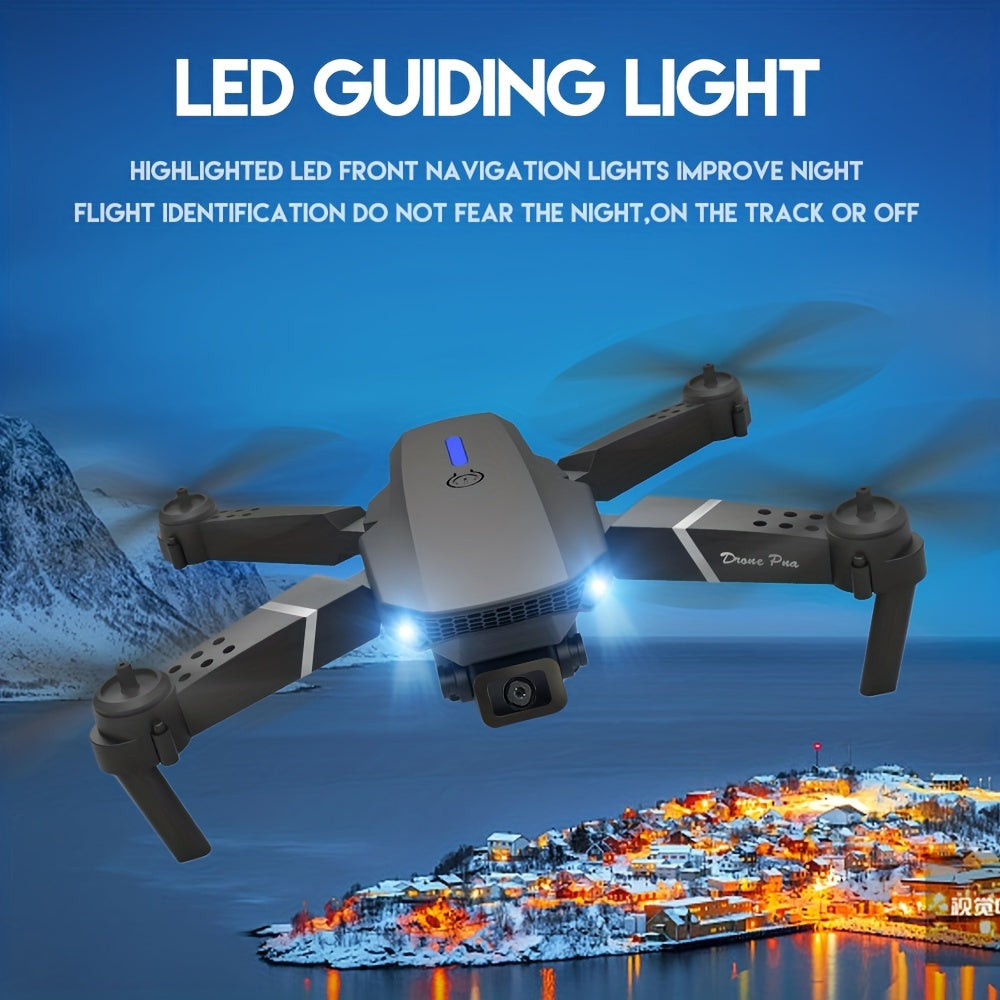 E88 Pro Drone – Gesture Control, Dual HD Cameras, 3-Speed Wind Resistance