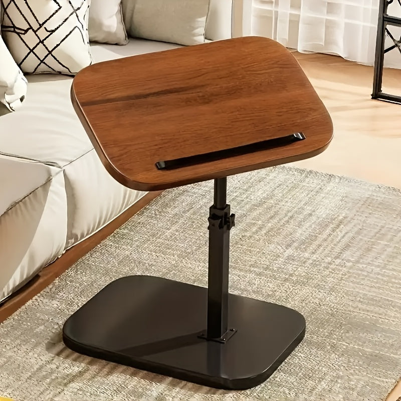 Intelligent Height-Adjustable Workstation – 360° Rotation, Flip-Top Desktop, Carbon Steel Frame
