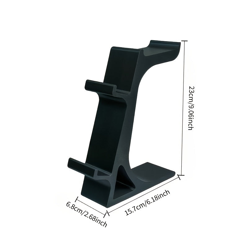 3-in-1 Controller and Headphone Stand – Non-Charging, White Gaming Organizer