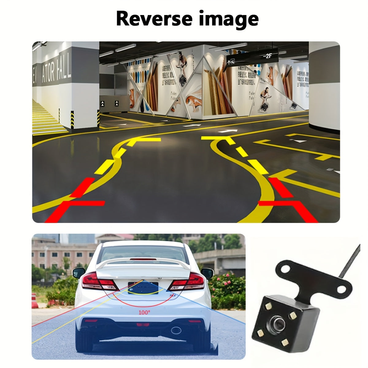Triple Lens Dash Cam – 1080P HD, 32GB Storage, 170° Panoramic Coverage