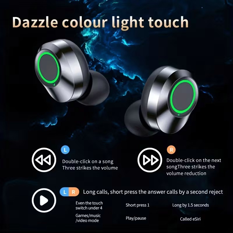 Wireless Mini TWS Earbuds – True Stereo, Compatible with Apple and Android Phones