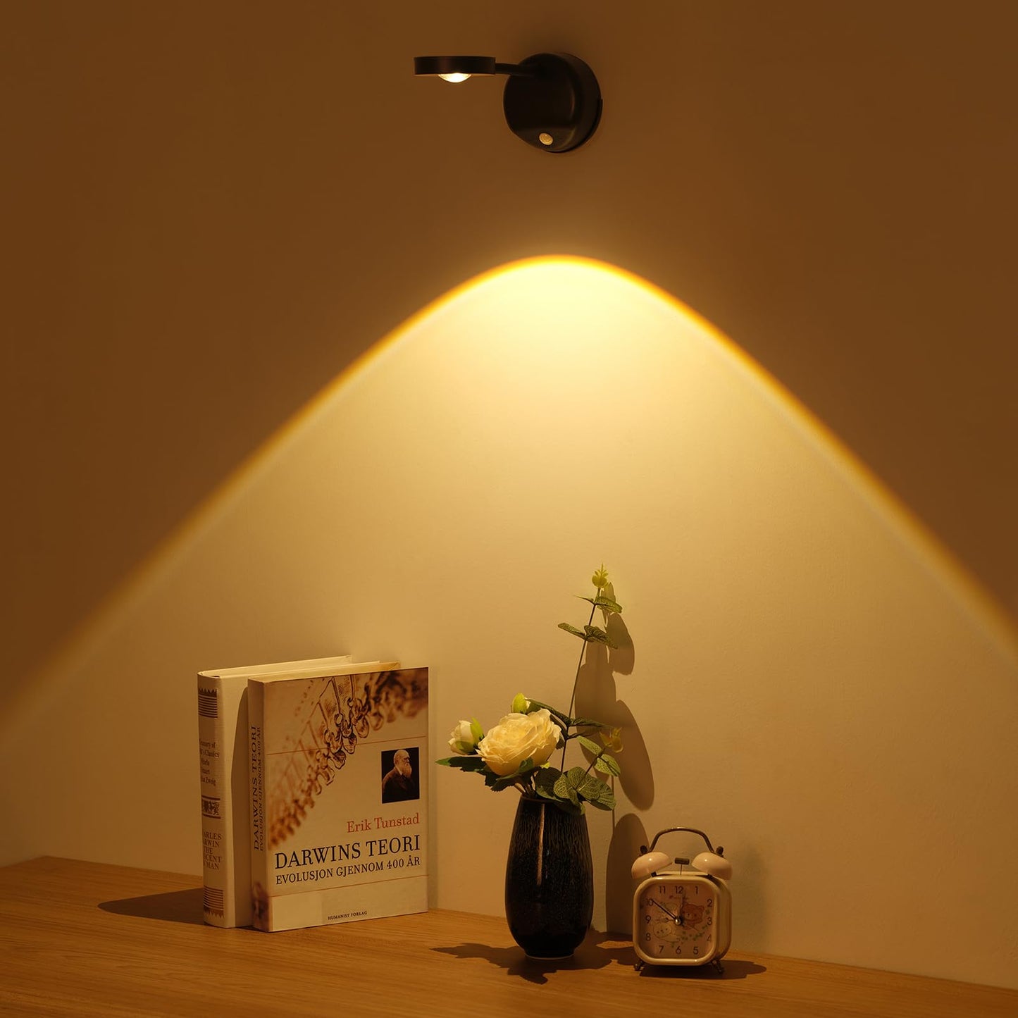 3-Pack Rechargeable LED Wall Spotlights – Wireless Motion Sensor, Remote, 3 Color Temperatures, White