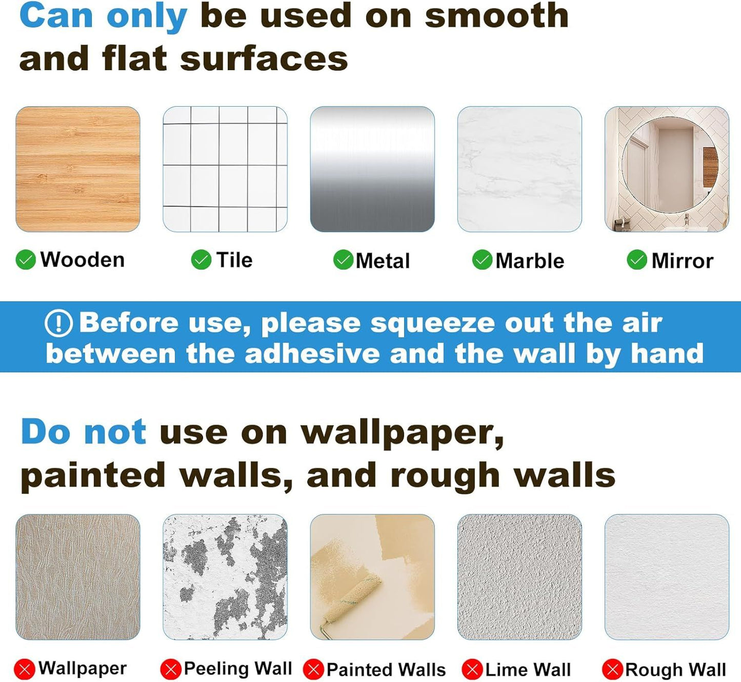4-Pack Acrylic Adhesive Wall Shelf for Bathroom, Kitchen & Vanity Storage – No Drill, Waterproof with Drainage Holes (Clear)