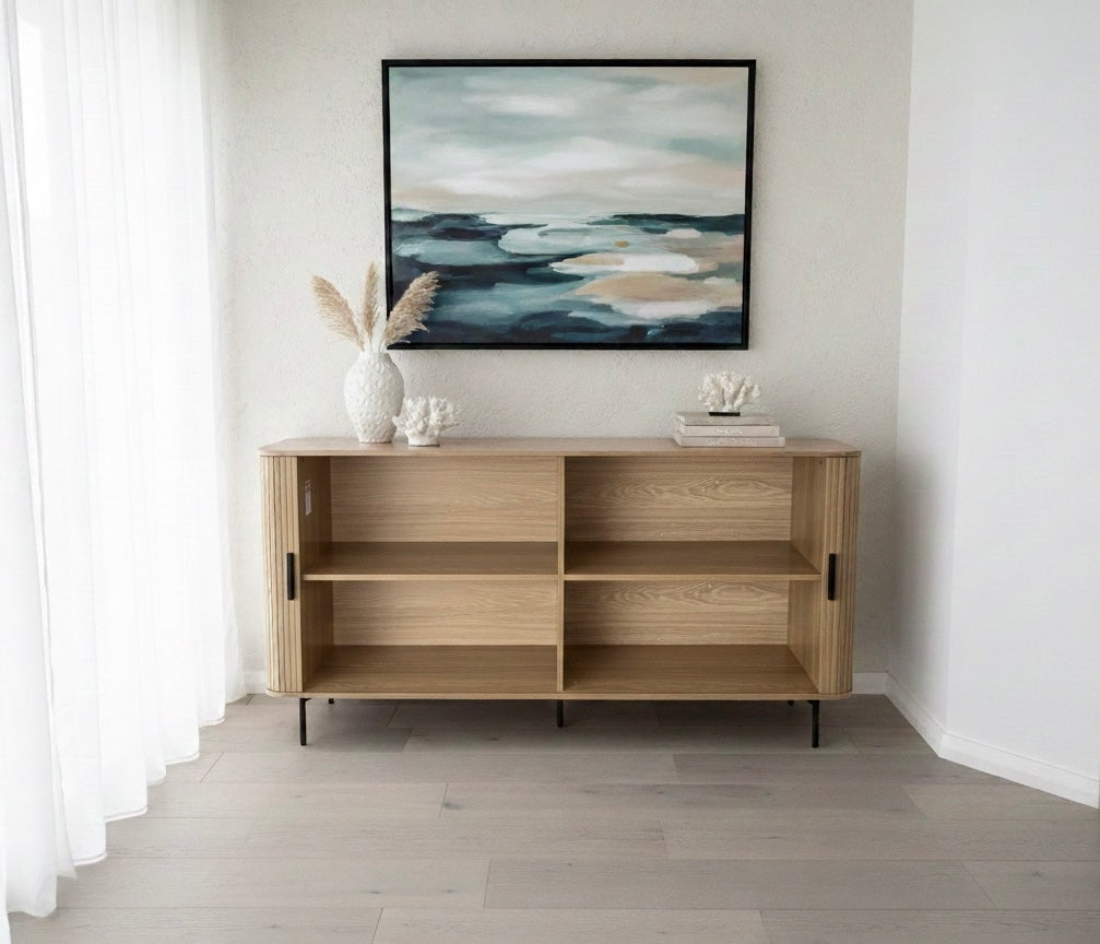 Florence Buffet Sideboard – Natural Oak, 2 Door