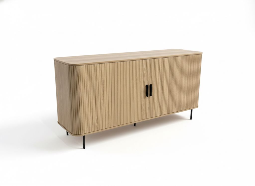 Florence Buffet Sideboard – Natural Oak, 2 Door