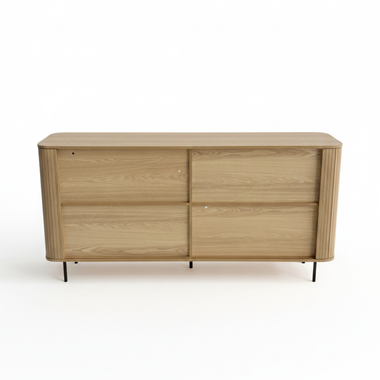 Florence Buffet Sideboard – Natural Oak, 2 Door