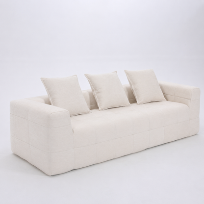 Monda 3 Seater Compressed Sofa – Beige