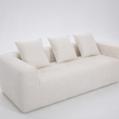 Monda 3 Seater Compressed Sofa – Beige