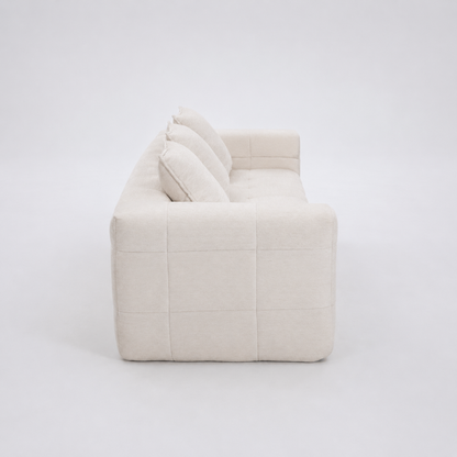 Monda 3 Seater Compressed Sofa – Beige