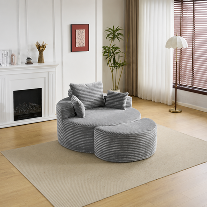 Leon Lounge Armchair – Grey