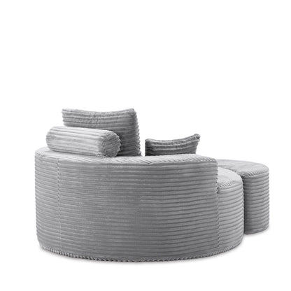 Leon Lounge Armchair – Grey