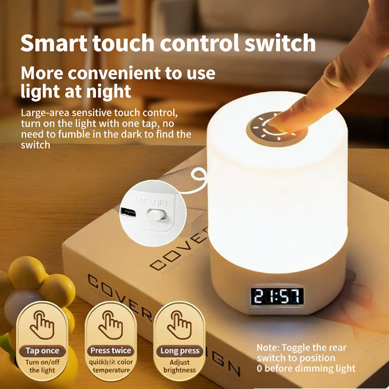 Rechargeable LED Desk Lamp – Three Color Temperatures, Eye Protection, White