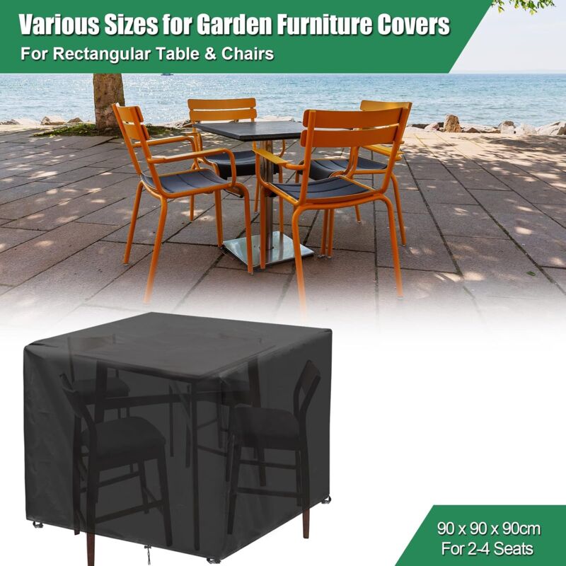 Garden Table Cover – Waterproof, UV Resistant Oxford Fabric