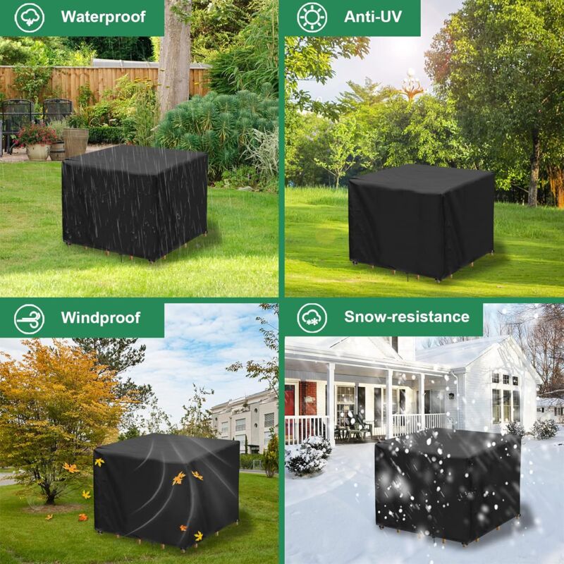Garden Table Cover – Waterproof, UV Resistant Oxford Fabric