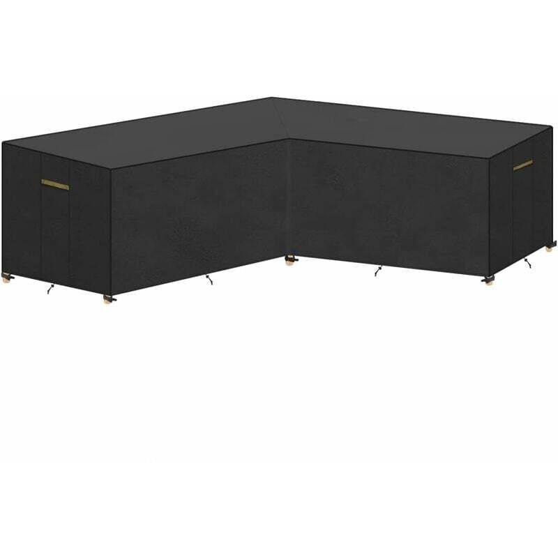 Waterproof Outdoor Sofa Cover – Durable Polyester Oxford for L-Shaped Corner Sofas