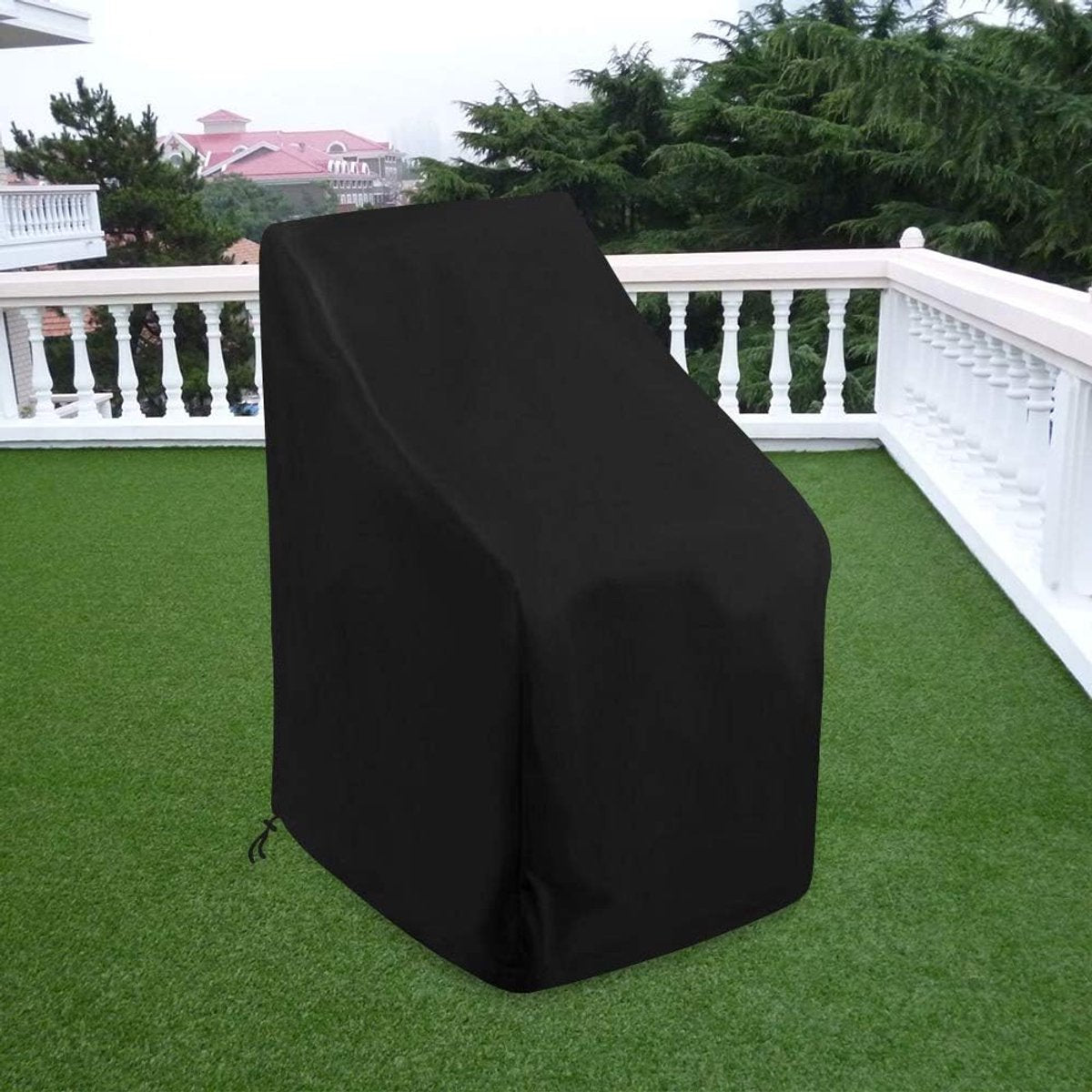 Garden chair cover, stackable chair cover, cold weather protection cover, garden chair cover, UV protection cover for garden furniture, 64 x 64 x 120 cm
