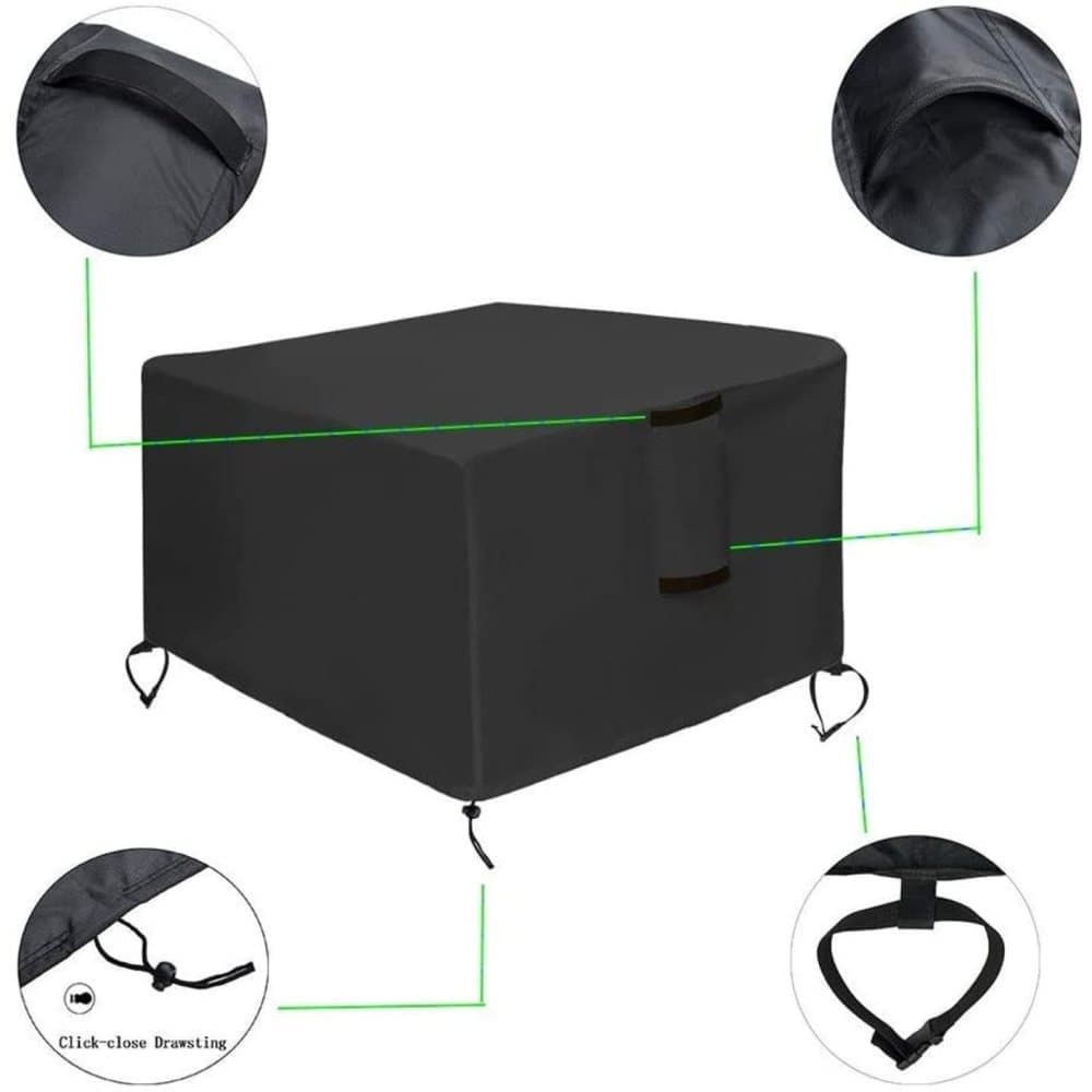 Waterproof 420D Oxford Furniture Cover – UV and Dust Protection, 82 x 82 x 61 cm
