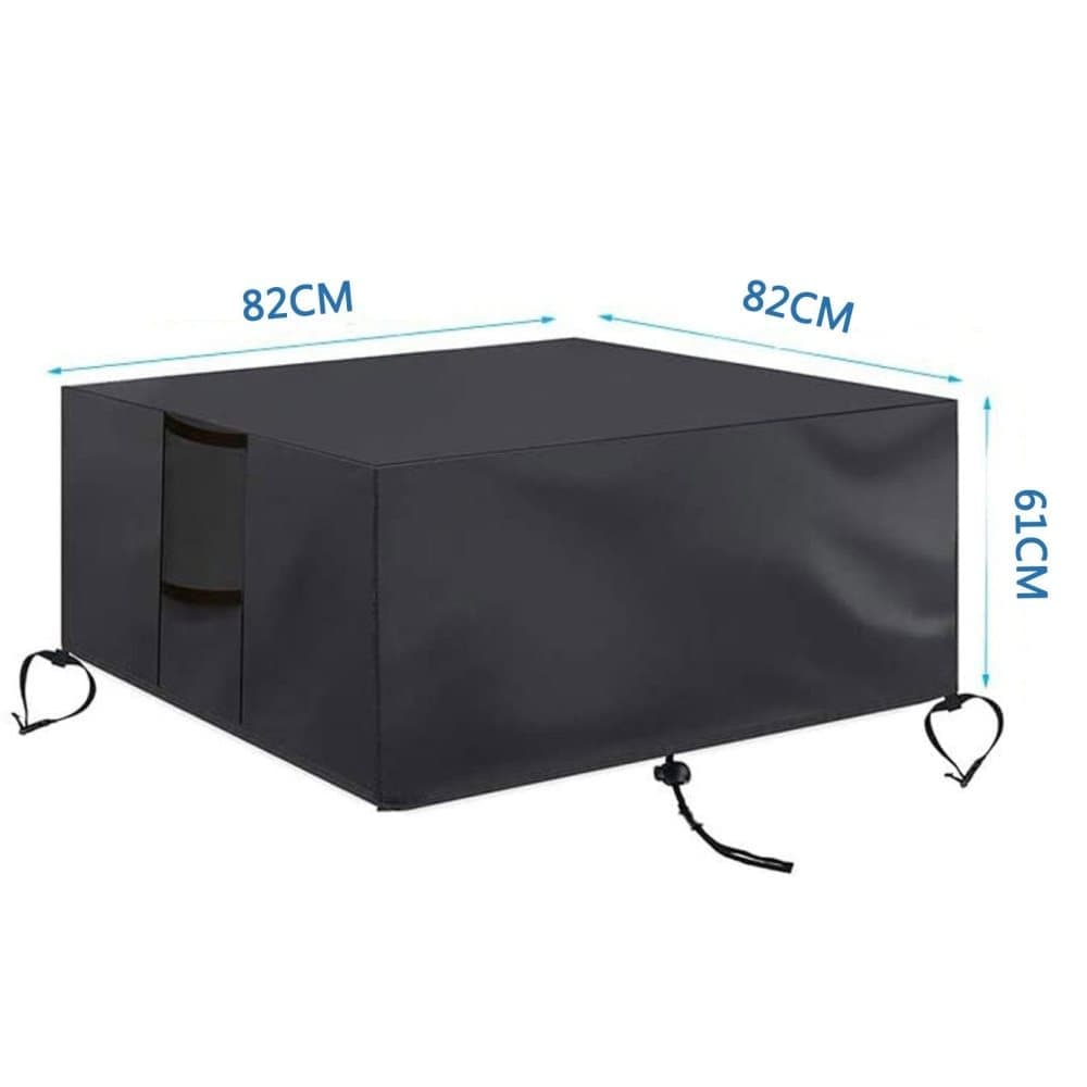 Waterproof 420D Oxford Furniture Cover – UV and Dust Protection, 82 x 82 x 61 cm