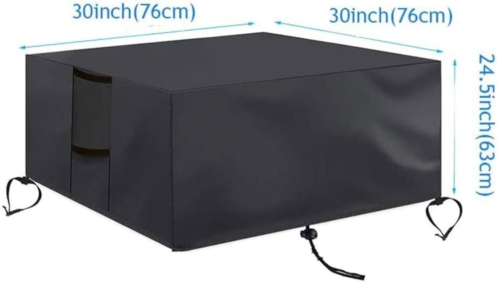 Outdoor Furniture Cover – Waterproof UV Protection, 420D Oxford, 76x76x63 cm