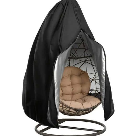 Protective Swing Cover – All-Weather Shield, Black 190x115cm