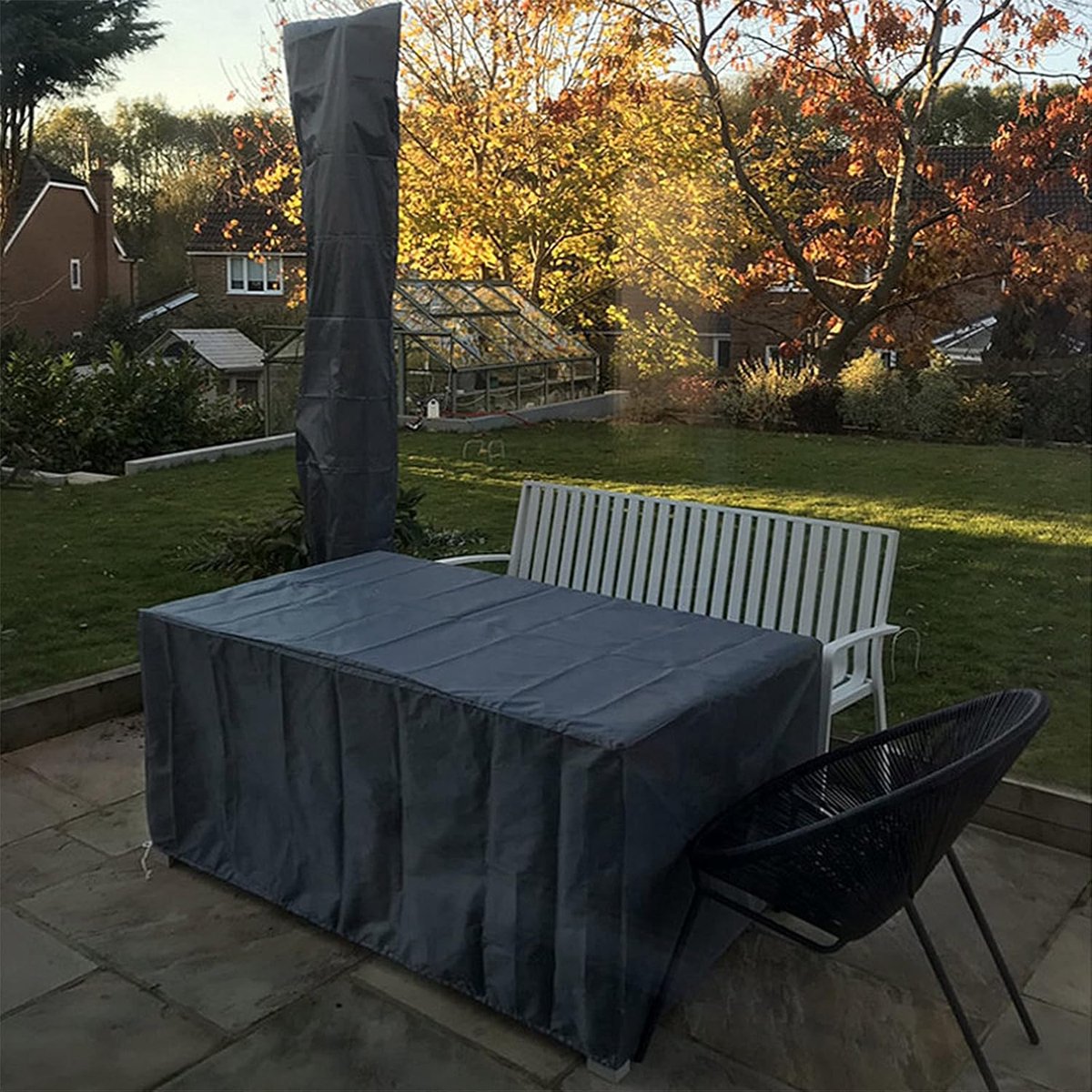 Garden Furniture Cover – Waterproof Oxford Fabric, 240 x 140 x 90 cm