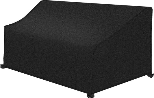 Garden Bench Cover – Waterproof 210D Oxford Cloth, Black, 224x83x84cm