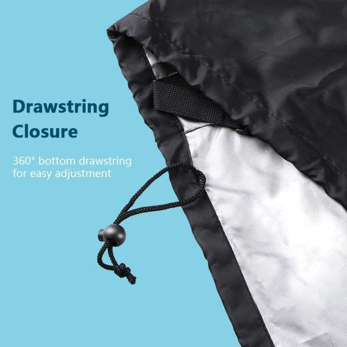 Waterproof Chair Cover - Set of 2 - Garden Chair Cover - Protective Cover for Garden Furniture - Garden Furniture Cover - Garden Chair Cover - 96 x 79 x 74 cm - For Outdoor Use in the Garden, Balcony or Terrace - Black - 210D Oxford Cloth - Waterproof - D
