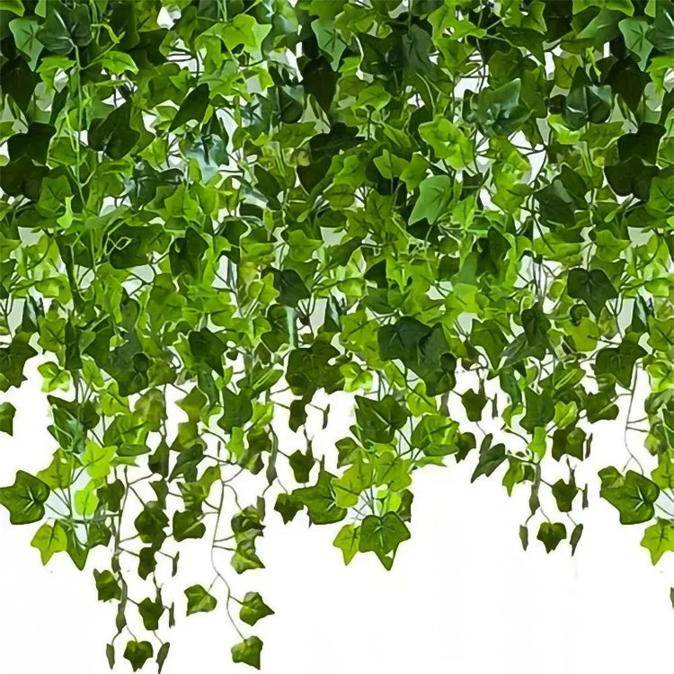 Ivy Garland – Realistic Leaf Design, 25m Green