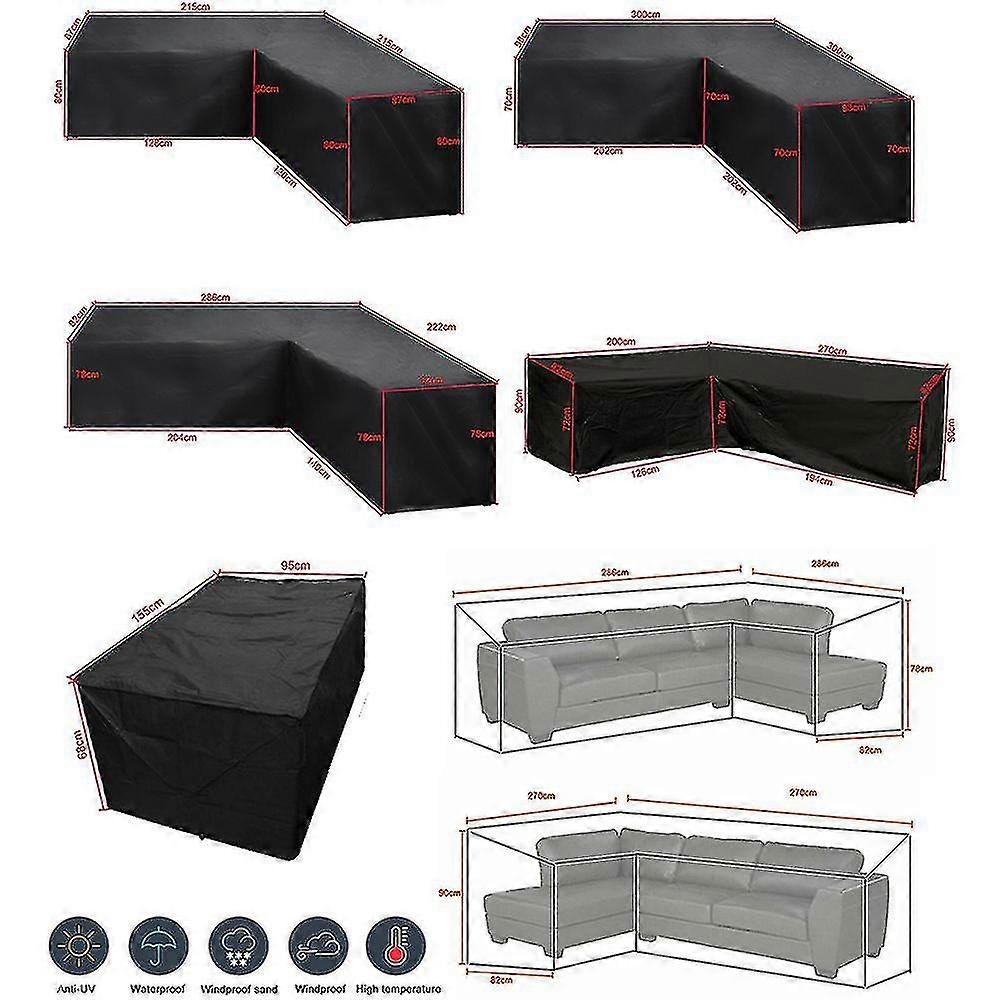 Waterproof Outdoor Furniture Cover – Weatherproof Protection, 260x192x82cm