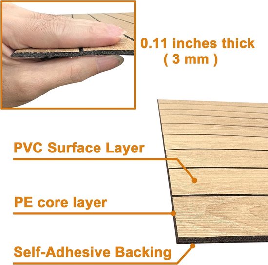 2 Pack Peel and Stick Oak Wood Slat Feature Wall Panels 300x40cm Each | DIY TV Headboard PVC Decor Wall Liner for Interior Wall & Ceiling Makeover（KC-1037C-18）