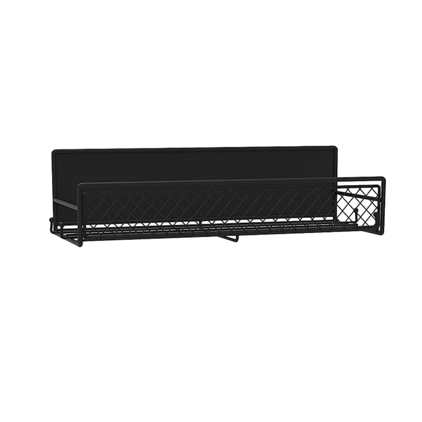Magnetic Spice Rack – Strong Metal Magnet, Black Space-Saving Organizer