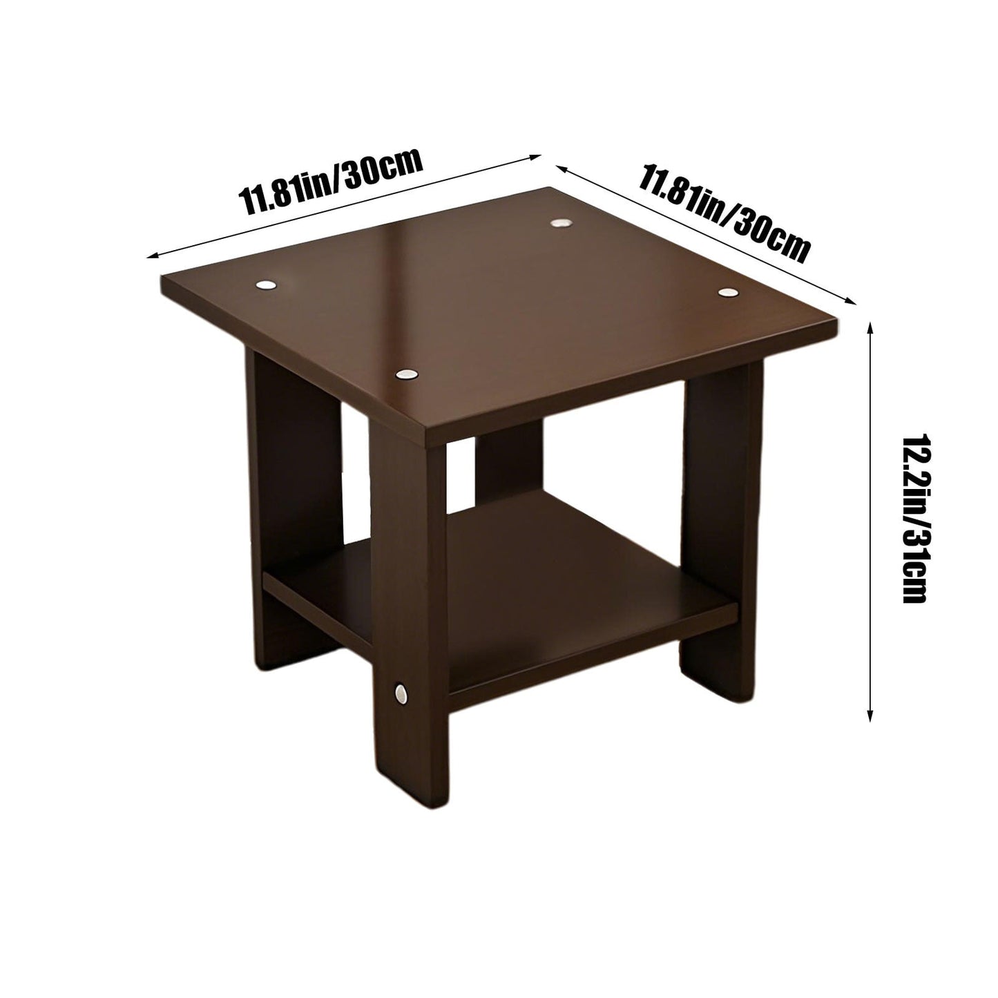 Compact Multi-Functional Side Table – Portable Black Accent for Sofa & Bedside