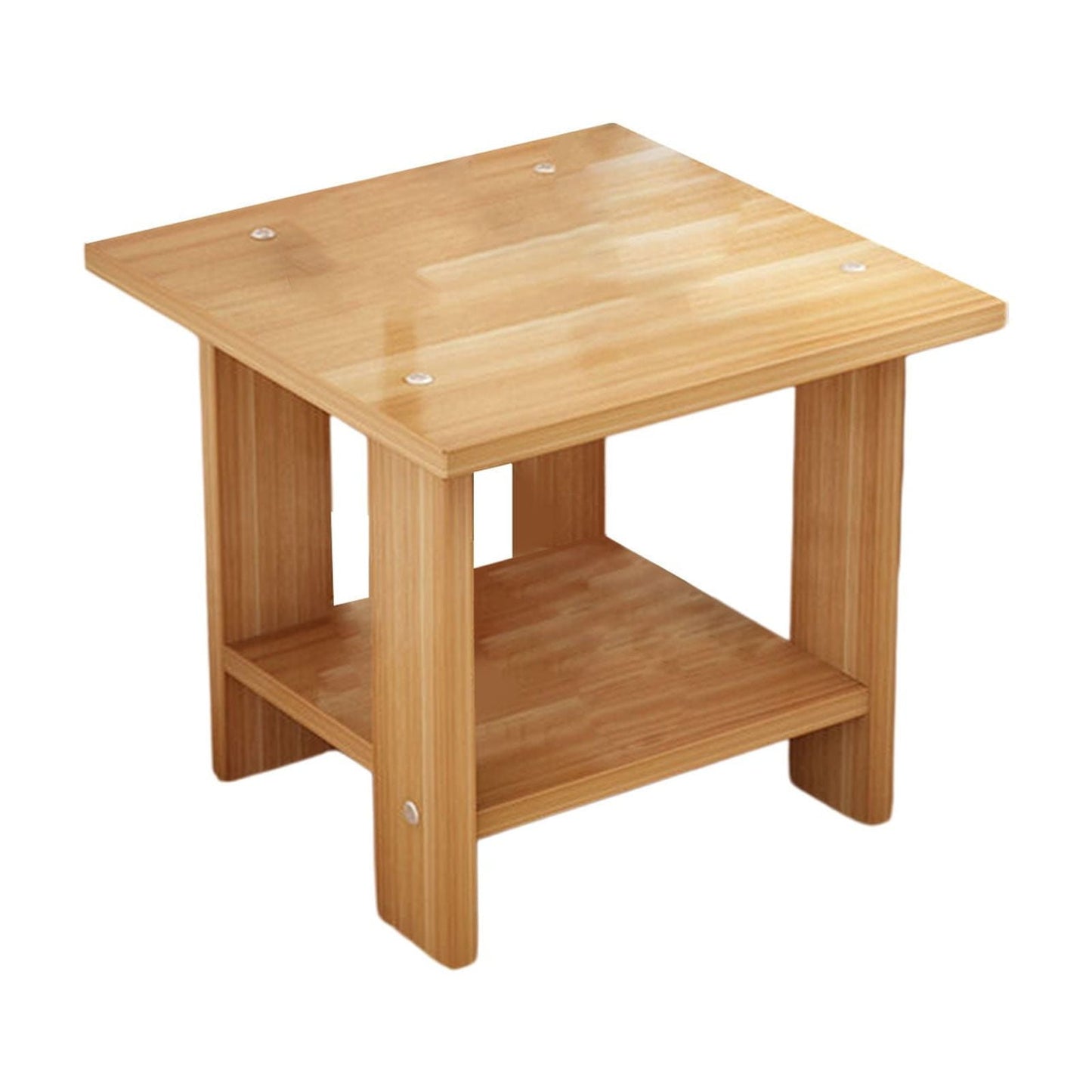 Compact Multi-Functional Side Table – Portable Brown Accent for Sofa & Bedside