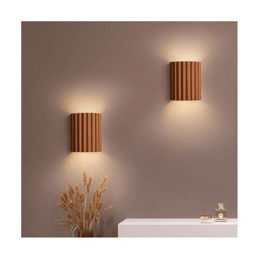 Bedroom Wall Lamp Home Entrance Aisle Living Room Lamp Resin Wall Lamp Indoor Wall Lamp Bedside Lamp (Orange)