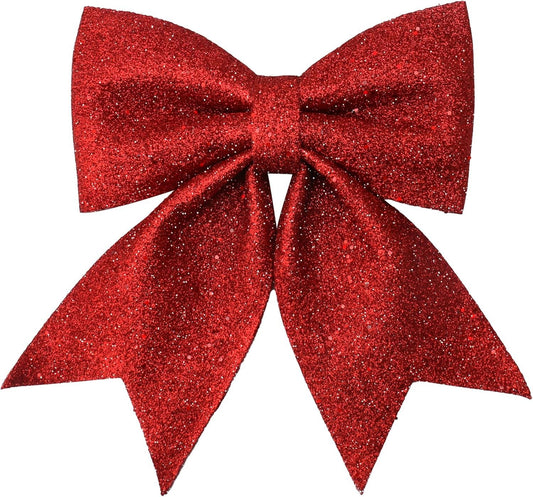 One Large Red Christmas Tree Topper Bow Big Christmas Tree Bows Red
