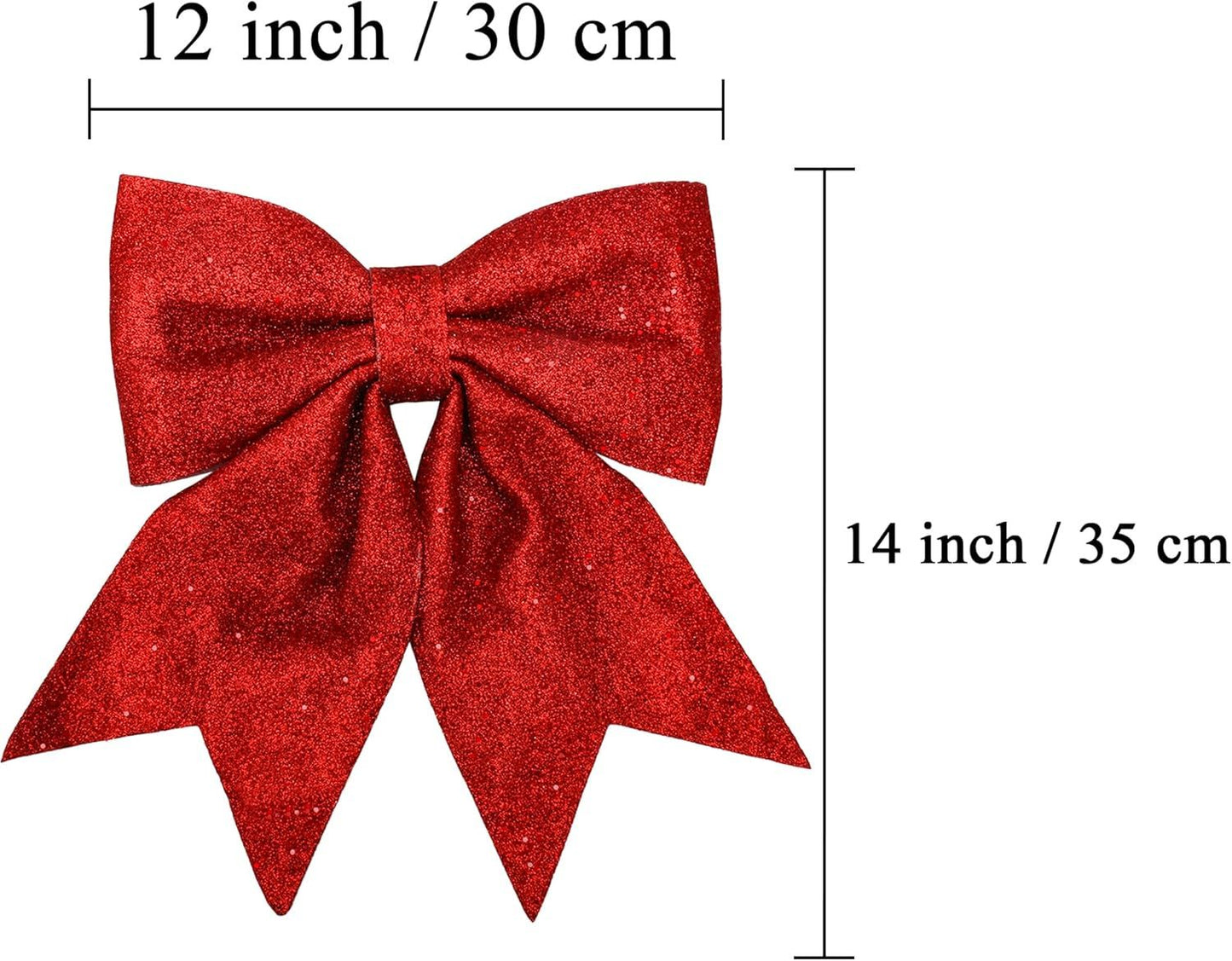 One Large Red Christmas Tree Topper Bow Big Christmas Tree Bows Red