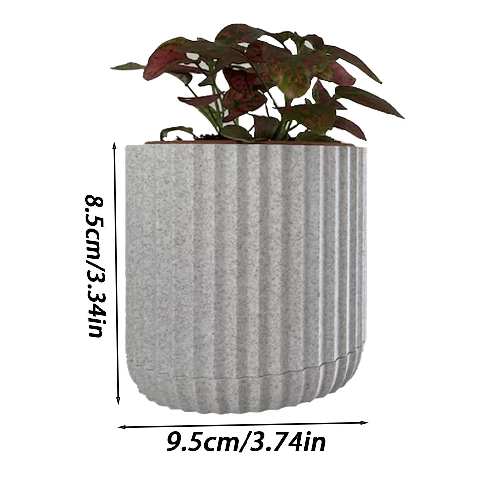 Modern Minimalist Wall Planter – Hidden Mount with Drip Tray