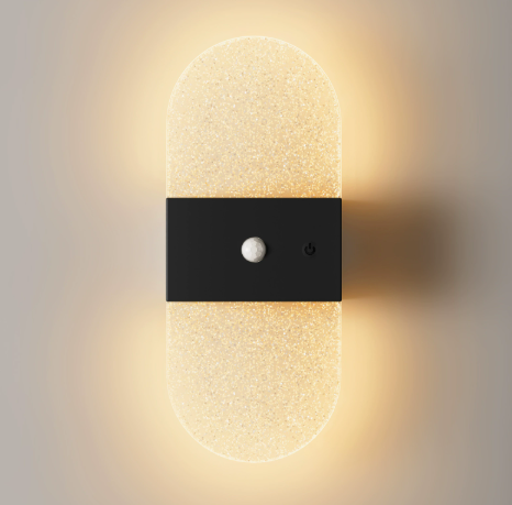 Rechargeable Motion Sensor Night Light, Wall Mounted LED Lamp with Magnetic Base, 3 Color Temperatures, 12 Hour Always-On Mode, 60 Day Sensing Mode