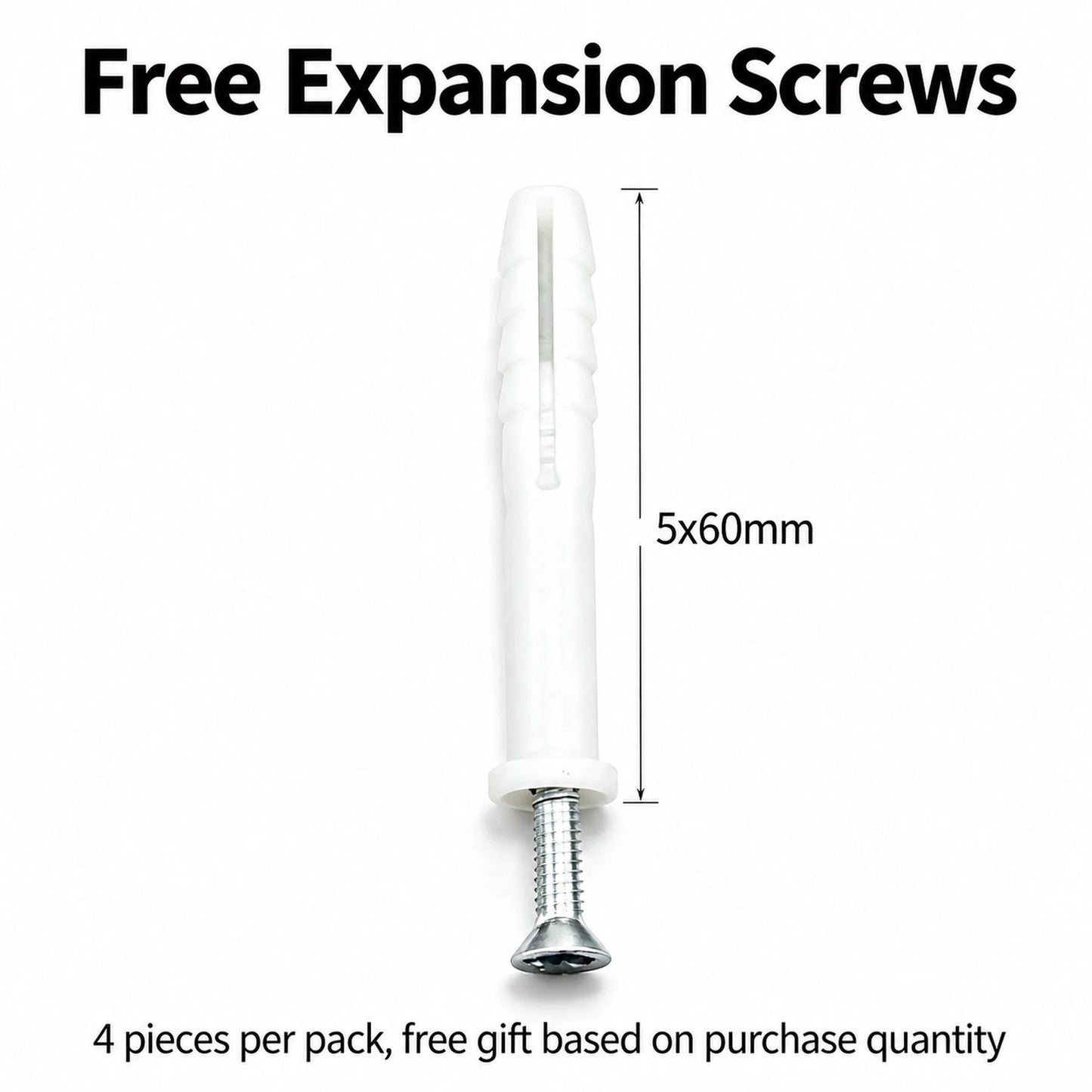3" Nickel Hidden T Shelf Bracket 6Pcs w/ 5x60&5x80 Screws