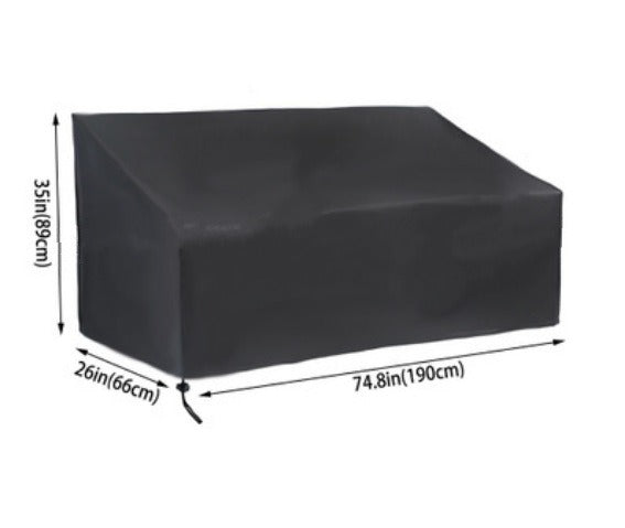 Waterproof 4-Seater Outdoor Sofa Cover – Heavy Duty with Air Vent