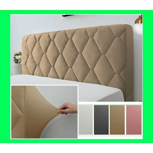 Headboard Cover – Soft, Thickened Stretch Fit, Camel 170cm