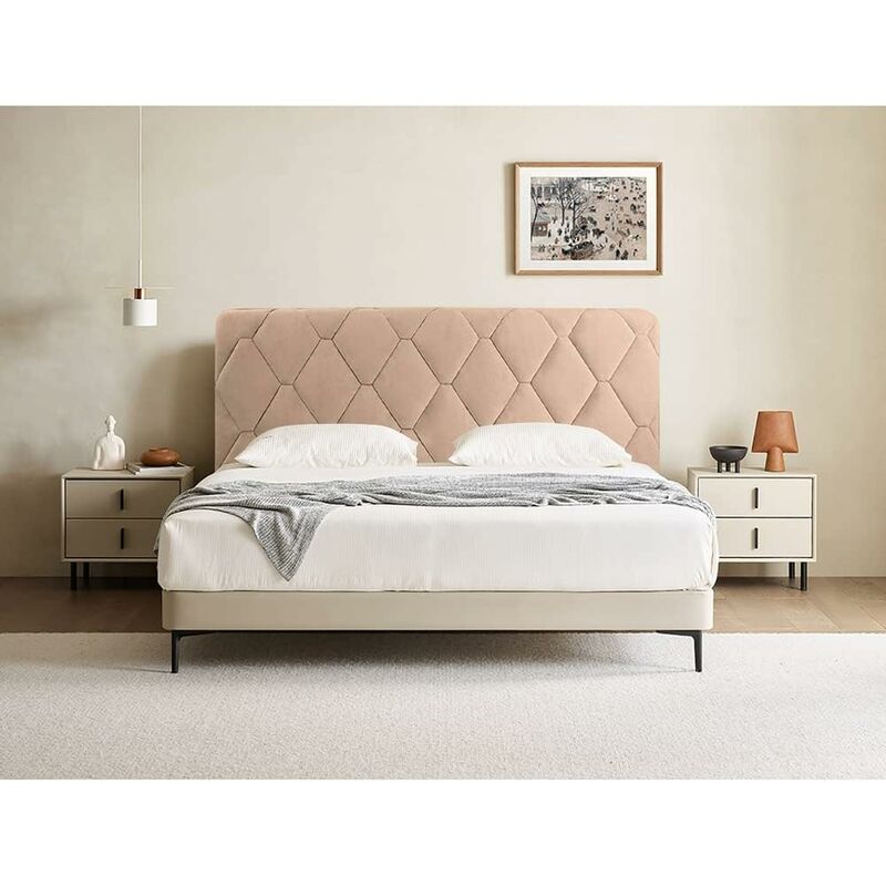 Headboard Cover – Soft, Thickened Stretch Fit, Camel 170cm