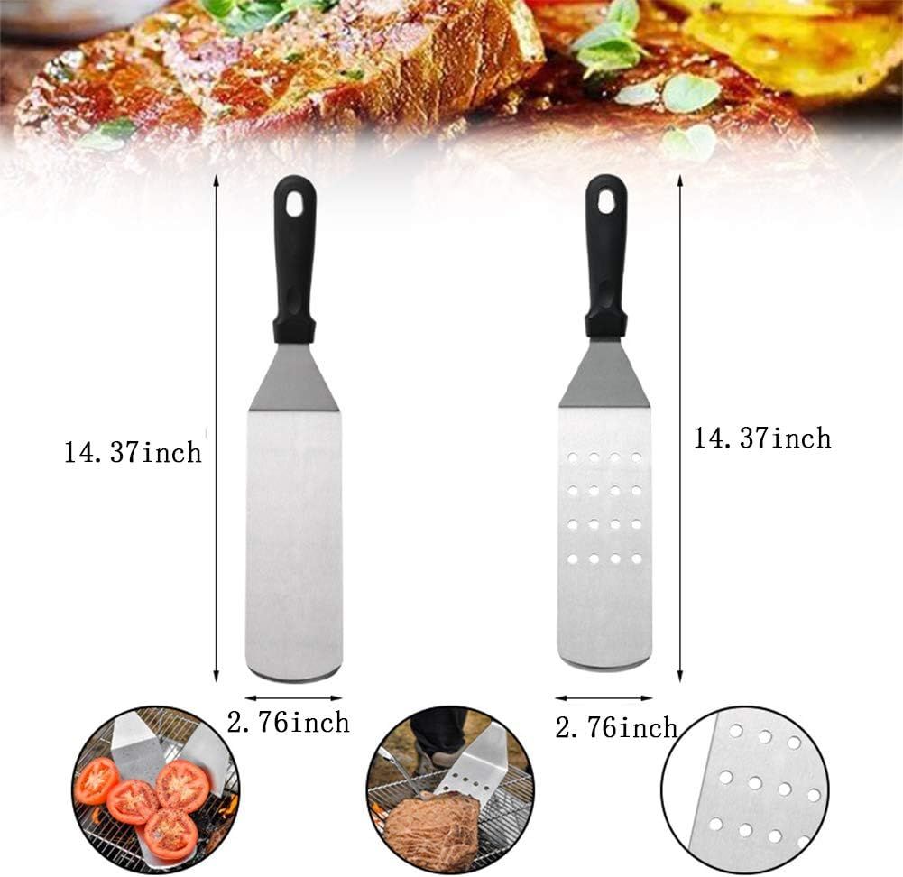 14 Piece Stainless Steel Barbecue Tool Set with Carrying Bag