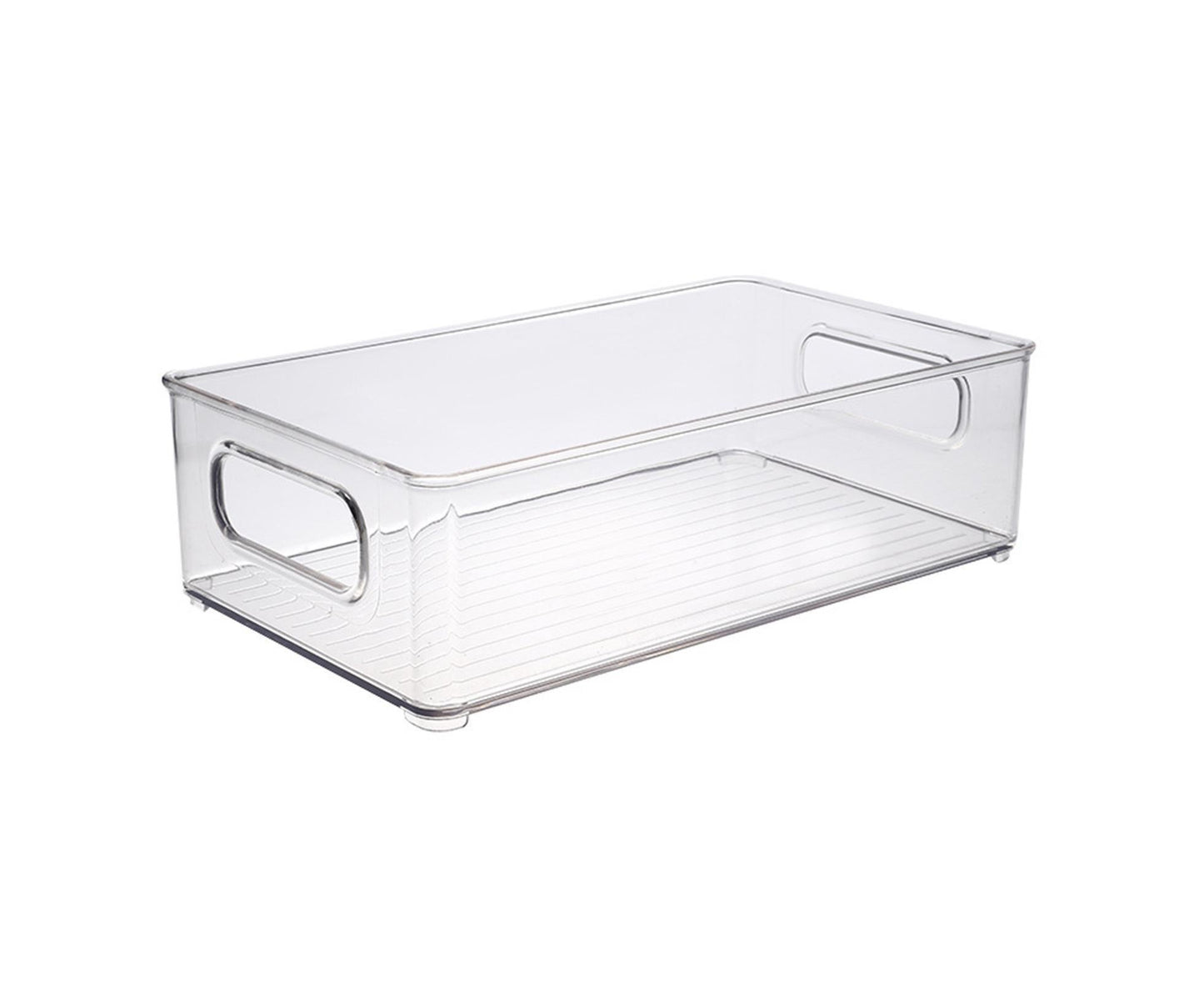Refrigerator Organizer Bin – Clear PET, Stackable Design