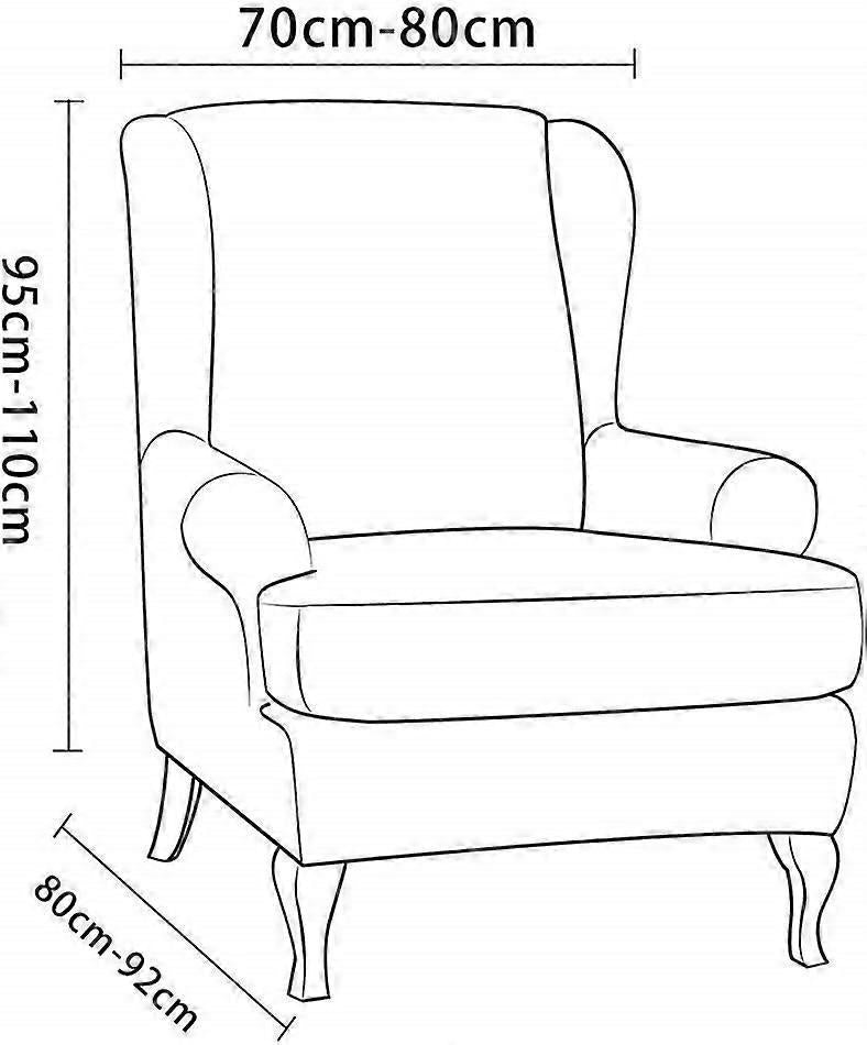 Stretch Armchair Sofa Cover Elastic Relax Fit Protector - White