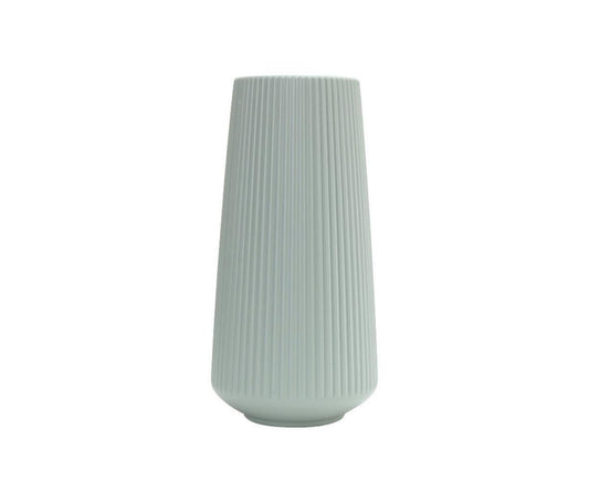 Nordic Plastic Vase – Durable Green Home Decor, 15.5x30.5cm
