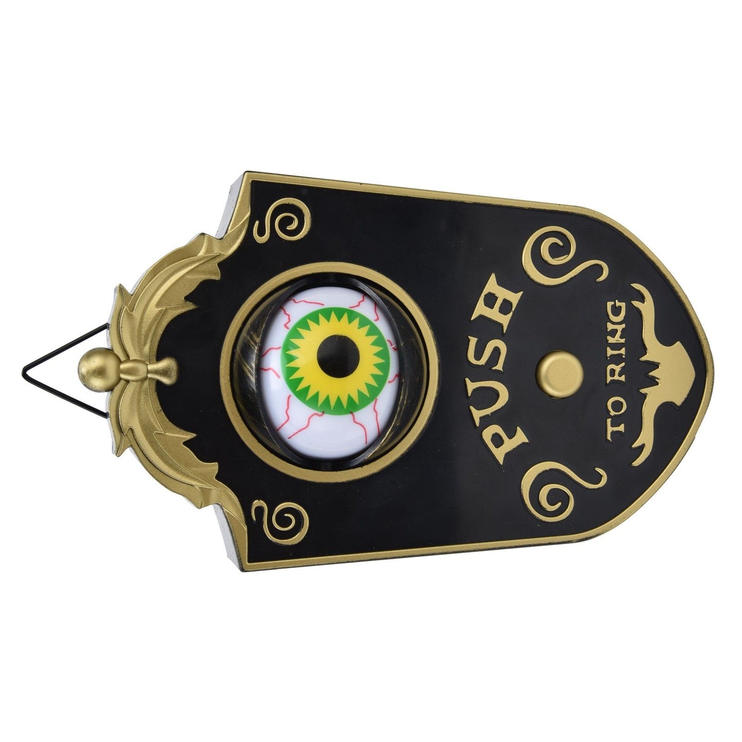 Halloween Doorbell Horrible Single Eyeball Luminous Hanging Door Bell Halloween Party Prop Decoration